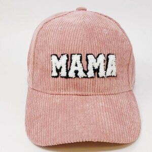 Corduroy Mama Ball Cap- Pink